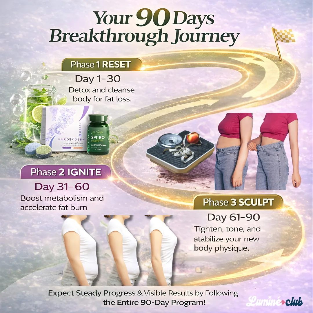 Your 90 days breakthrough journey, Reset Ignite Sculpt
