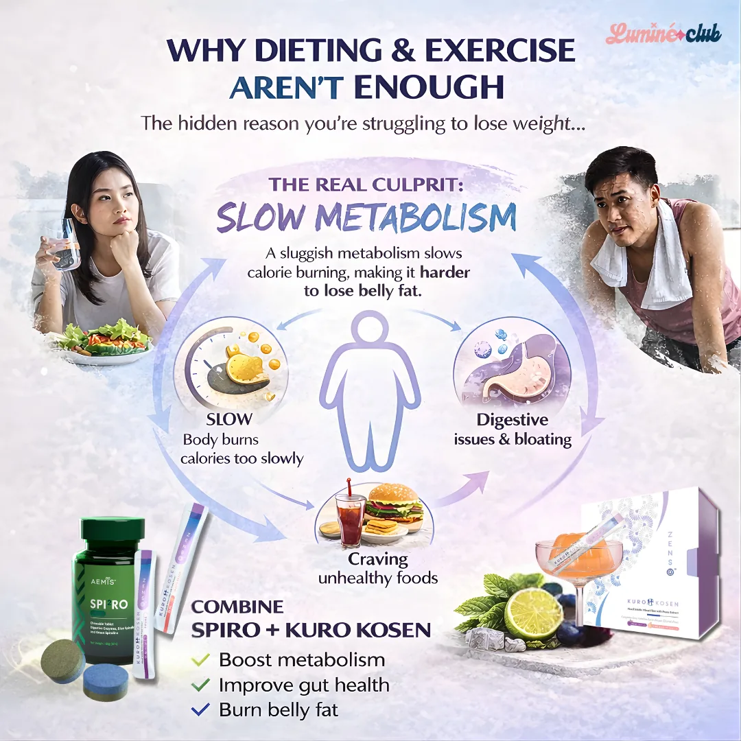 Why dieting and exercise are not enough, slow metabolism is the real culprit