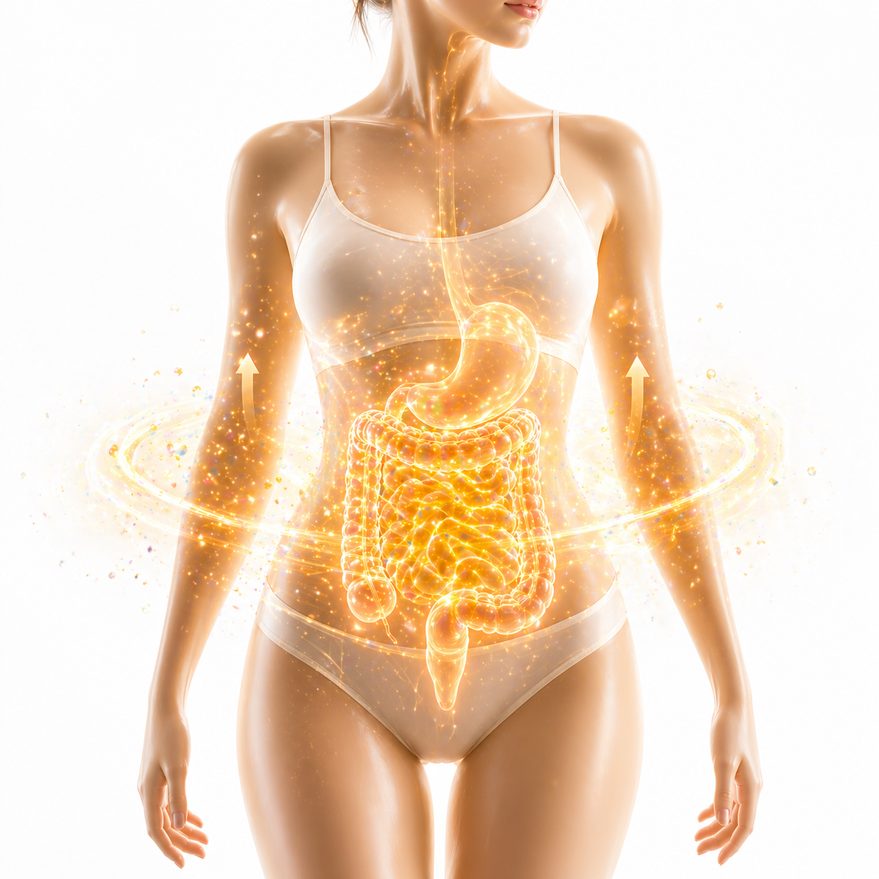 Burn stage, body interior visualization