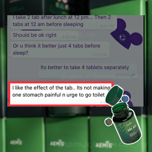 Customer feedback screenshot